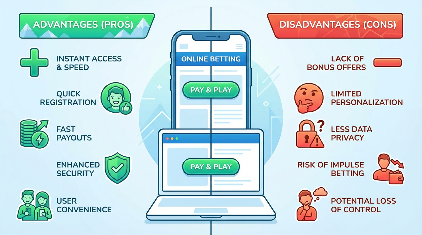 Pay and Play -vedonlyöntimallin Plussat ja Miinukset